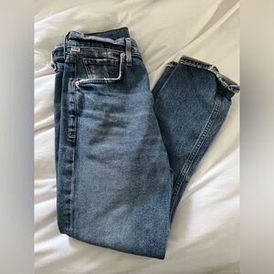 Citizens of Humanity Jolene High Rise Slim Straight Jeans, Songbird, Size 27